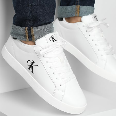 Calvin Klein - Baskets 3 Cupsole 1213 Bright White CK Black