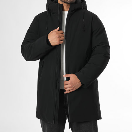LBO - Parka Capuche Longue 0022 Noir