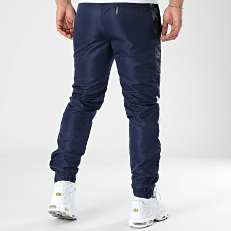 Sergio Tacchini - Punte 40940 Pantalones de jogging verde marino con rayas