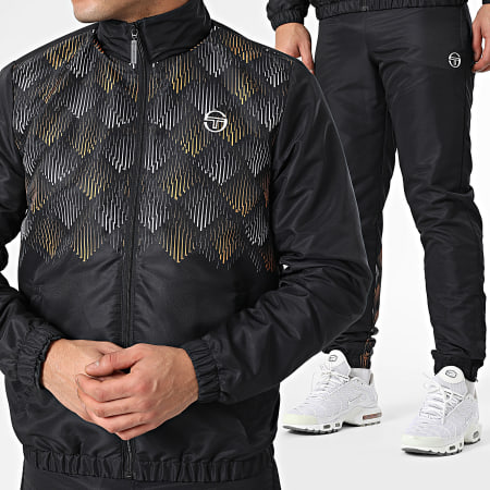 Sergio Tacchini - Traje Punte 40941 Negro Blanco Naranja