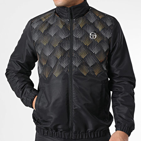 Sergio Tacchini - Traje Punte 40941 Negro Blanco Naranja