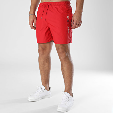 Tommy Hilfiger - Short De Bain Drawstring 3258 Rouge