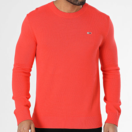 Tommy Jeans - Pull Slim Essential 8895 Orange