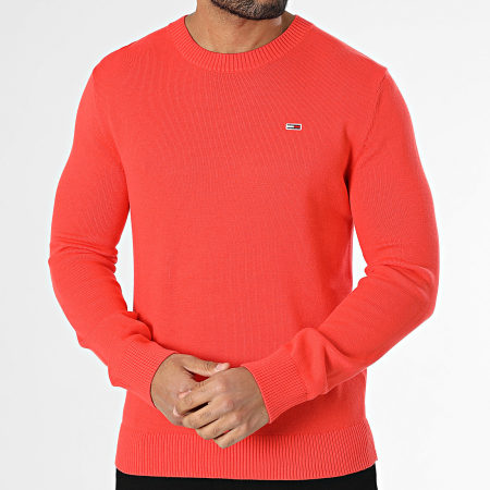Tommy Jeans - Pull Slim Essential 8895 Orange