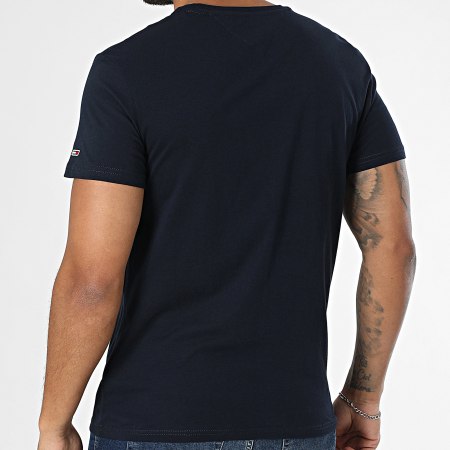 Tommy Jeans - Tee Shirt Slim Entry Graphic 0779 Bleu Marine