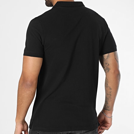 Tommy Jeans - Polo Manches Courtes Slim Placket 0676 Noir