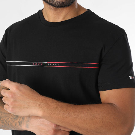 Tommy Jeans - Tee Shirt Slim Entry Graphic 0779 Noir