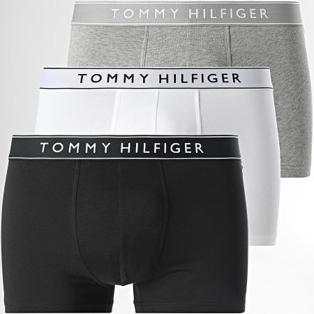 Tommy Hilfiger - Lot De 3 Boxers Everyday Essentials 3520 Noir Gris Chiné Blanc