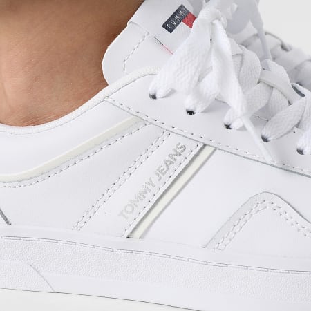 Tommy Jeans - Baskets Femme Greenwich Leather 2794 White