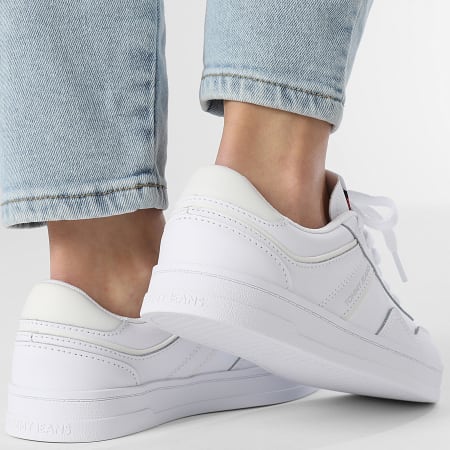 Tommy Jeans - Baskets Femme Greenwich Leather 2794 White