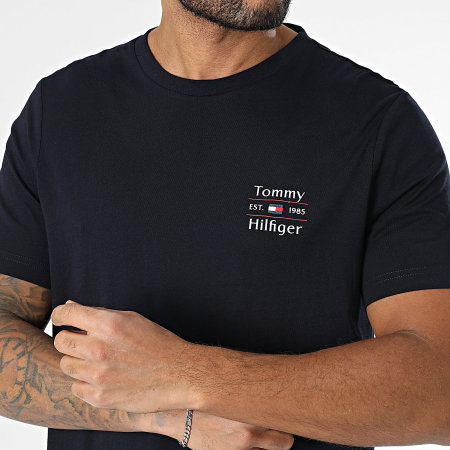 Tommy Hilfiger - Tee Shirt Stack 8622 Bleu Marine