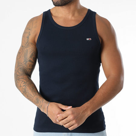 Tommy Jeans - Lote de 2 camisetas de tirantes 0769 Blanco Azul Marino