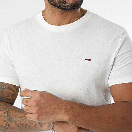 Tommy Jeans - Lot De 3 Tee Shirts Slim 1579 Blanc Noir