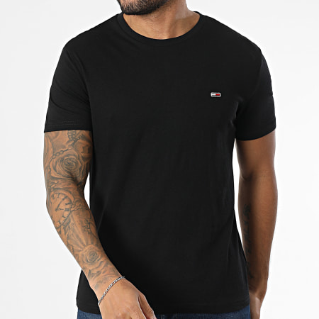 Tommy Jeans - Lot De 3 Tee Shirts Slim 1579 Blanc Noir