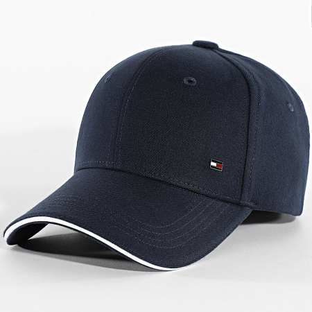 Tommy Hilfiger - Casquette Corp Flannel 6 Panel 3164 Bleu Marine