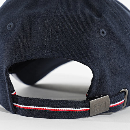Tommy Hilfiger - Casquette Corp Flannel 6 Panel 3164 Bleu Marine