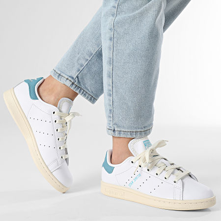 Adidas Originals - Baskets Femme Stan Smith W JI2927 Footwear White Preloved Blue Cream White