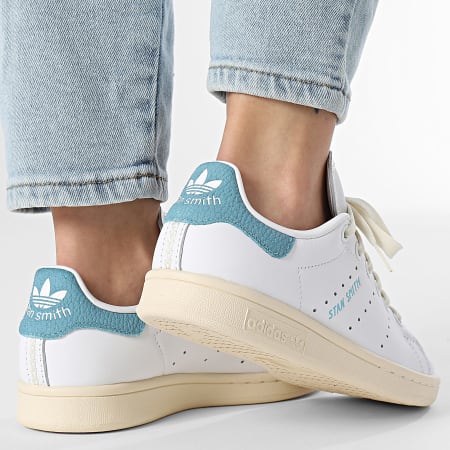 Adidas Originals - Baskets Femme Stan Smith W JI2927 Footwear White Preloved Blue Cream White