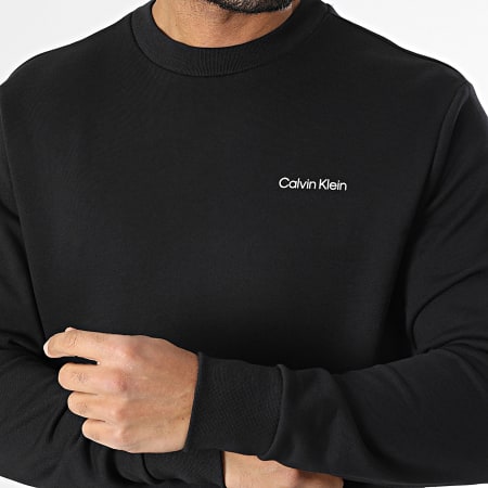 Calvin Klein - Sweat Crewneck Linear Box Logo 4259 Noir