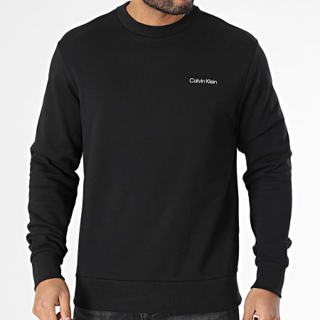 Calvin Klein - Sweat Crewneck Linear Box Logo 4259 Noir
