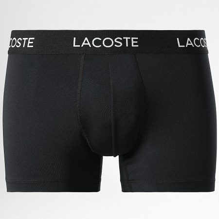 Lacoste - Lot De 3 Boxers Classic Noir