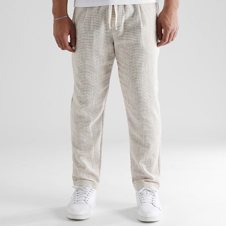 LBO - Pantalon Habillé Texturé 1851 Beige
