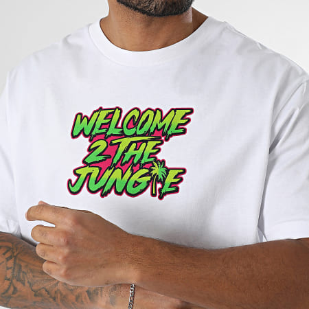 Mougli x La Jungle - Welcome 2 The Jungle Oversize Tee Shirt White