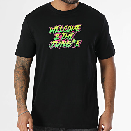 Mougli x La Jungle - Welcome 2 The Jungle Oversize Tee Shirt Black