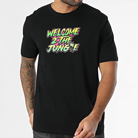 Mougli x La Jungle - Welcome 2 The Jungle Oversize Tee Shirt Black