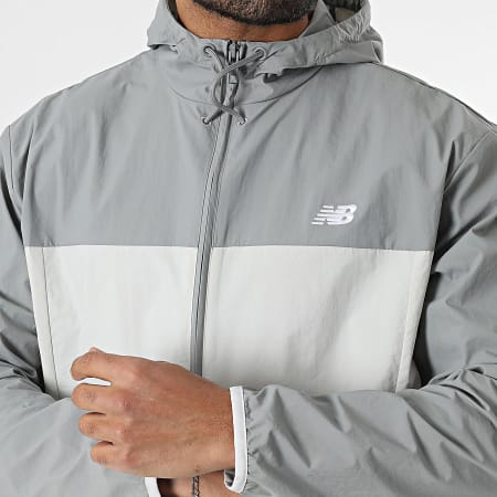 New Balance - Coupe-Vent A Capuche MJ41506 Gris