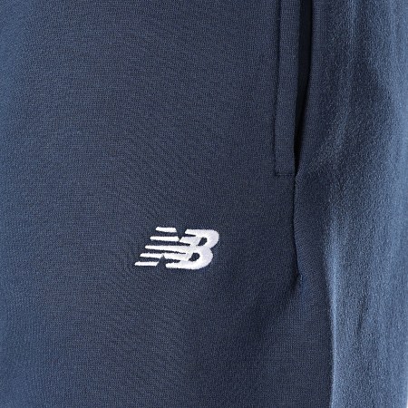 New Balance - Pantalones de chándal de forro polar MP41503 Azul marino