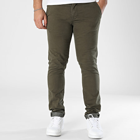 Teddy Smith - Pallas Slim Chino Pants 10116948D Khaki Green