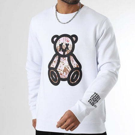 Teddy Yacht Club - Art Series Travis Sudadera cuello redondo Blanco