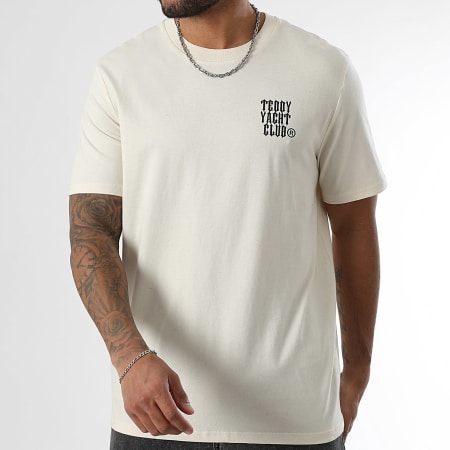 Teddy Yacht Club - Camiseta Oversize Art Series Travis Beige