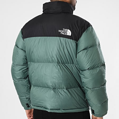 The North Face - Doudoune Capuche Retro Nuptse 1996 A3C8D Vert Noir