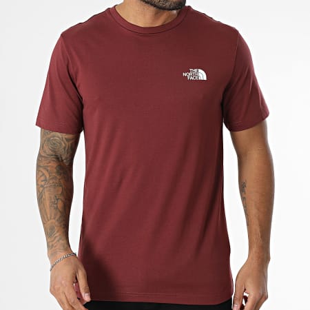 The North Face - Tee Shirt Simple Dome A87NG Bordeaux