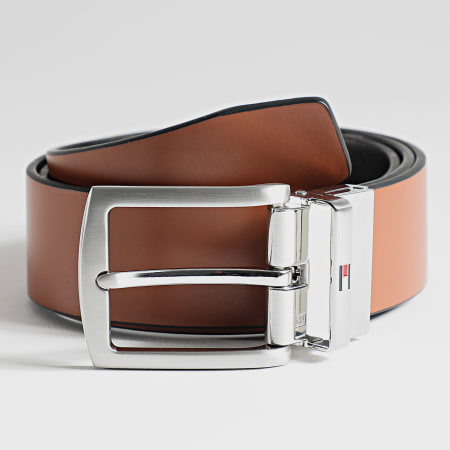 Tommy Hilfiger - Cinturón Denton Reversible 3.5 3012 Negro Camel