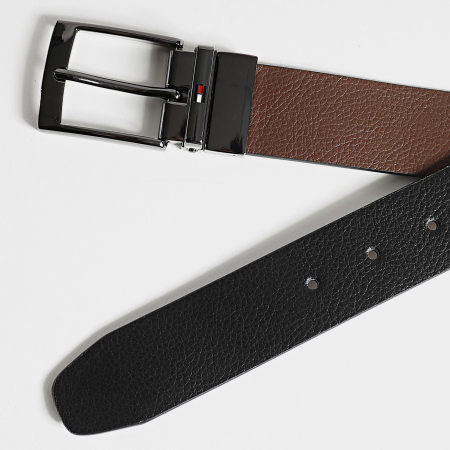 Tommy Hilfiger - Cinturón reversible Adan 3.5 3173 Negro Marrón