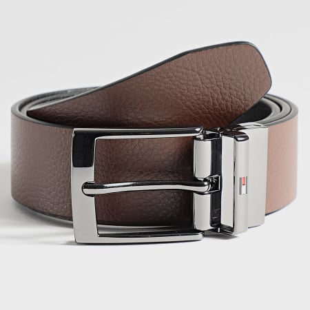 Tommy Hilfiger - Cinturón reversible Adan 3.5 3173 Negro Marrón