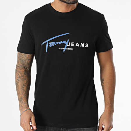 Tommy Jeans - Tee Shirt Signature DNA 0817 Noir