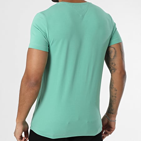 Tommy Hilfiger - Tee Shirt Slim Stretch 0800 Vert