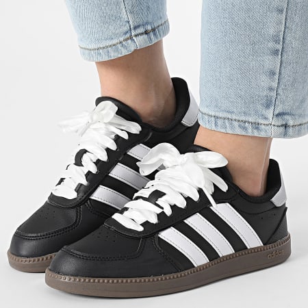 Adidas Sportswear - Baskets Femme Breaknet Sleek JQ7317 Cloud Black Footwear White Gum 5