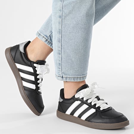Adidas Sportswear - Baskets Femme Breaknet Sleek JQ7317 Cloud Black Footwear White Gum 5