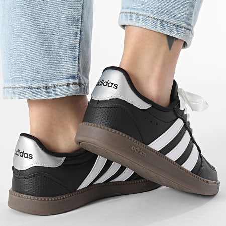 Adidas Sportswear - Baskets Femme Breaknet Sleek JQ7317 Cloud Black Footwear White Gum 5