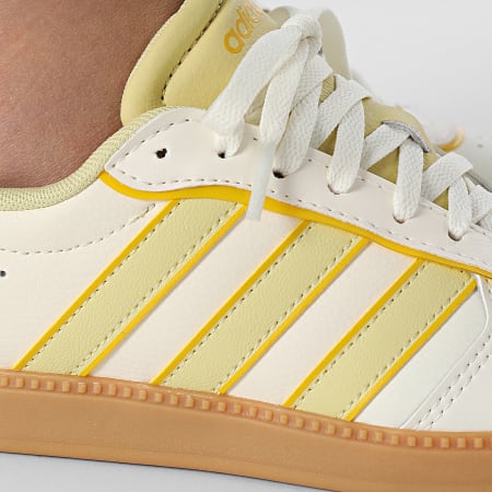 Adidas Sportswear - Baskets Femme Breaknet Sleek JH6878 Off White Power Yellow Utility Yellow