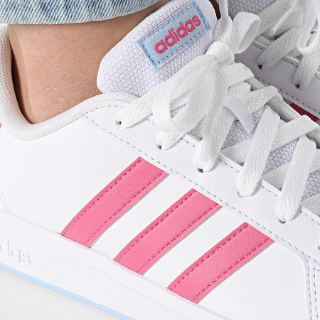 Adidas Sportswear - Baskets Femme Grand Court 2.0 K JI0971 Cloud White Pulse Magenta Glow Blue