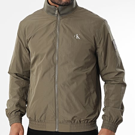 Calvin Klein - Veste Zippée 7373 Vert Kaki