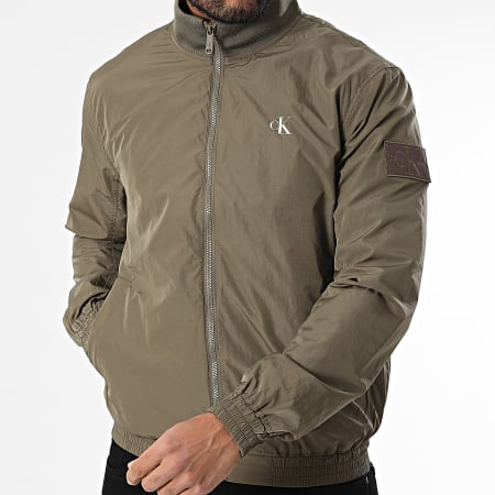Calvin Klein - Veste Zippée 7373 Vert Kaki