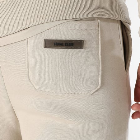 Final Club - 1275 Pantaloni da jogging beige