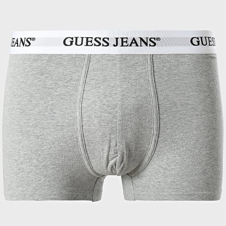 Guess - Lot De 3 Boxers M4BZ48-K6YW1 Noir Blanc Gris Chiné